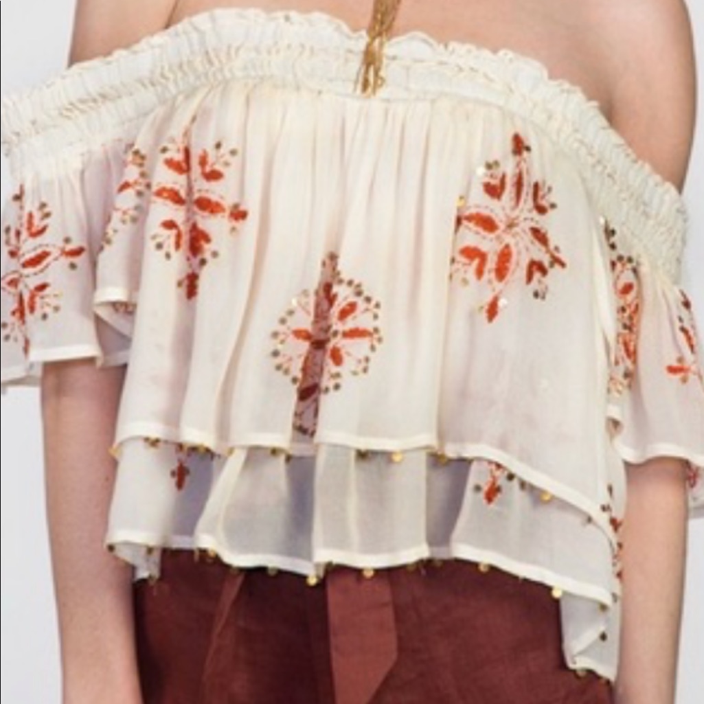 Chan Luu Off The Shoulder Top